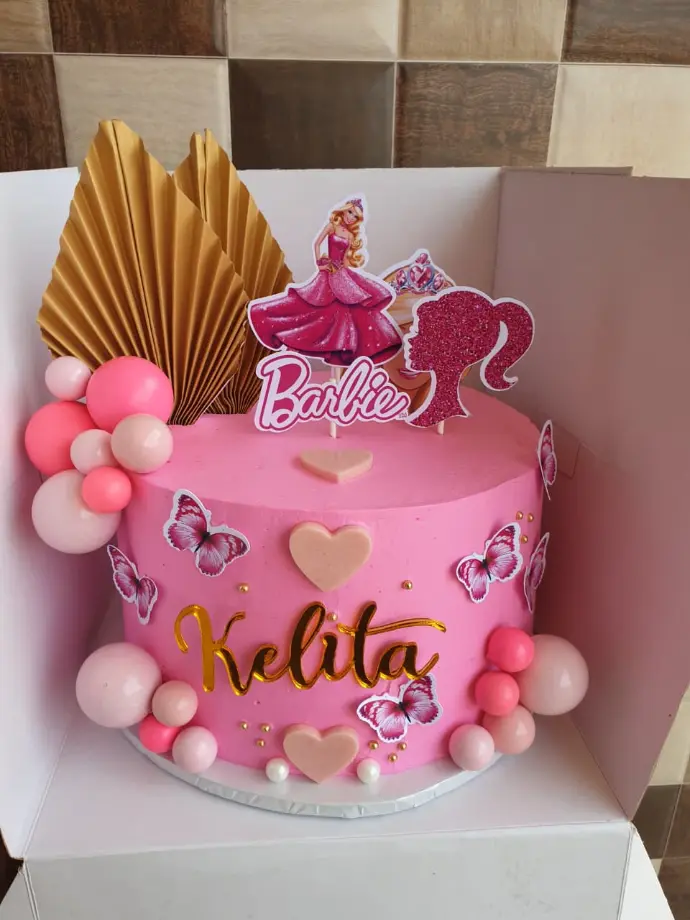 barbie girl-themed pink red velvet cakes nairobi